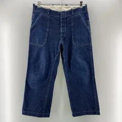 【中古】WAREHOUSE デニムベイカーパンツ(裾上げ品) インディゴ サイズW34 ウエアハウス[24]のサムネイル