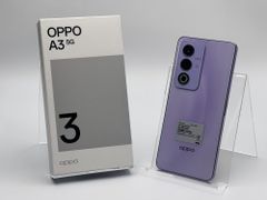 OPPO A3 5G 本体 パープル 液晶ガラス保護シート スマホケース付き