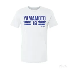 山本由伸　Yoshinobu Yamamoto Los Angeles D Font  Tシャツ ドジャース MLBライセンス商品