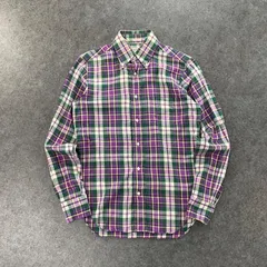 USA製 INDIVIDUALIZED SHIRTS STANDARD FIT L/S Check Shirt インディヴィジュアライズドシャツ 長袖シャツ チェックシャツ ボタンダウン 50周年記念のサムネイル