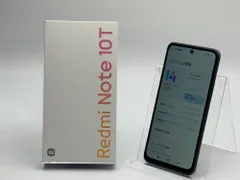 【箱付き中古A】Redmi Note 10T 22021119KR アジュールブラック SIMフリー 白ロムのサムネイル
