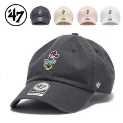 ’47 フォーティーセブン キャップ 帽子 クリーンナップ  Disney ディズニー ミニーマウス 47BRAND CLEAN UP CAP Minnie Mouse 調節可能 キャラクター ネイビー ベージュ ピンク ホワイト 正規品のサムネイル