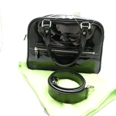 美品 JACQUES LE CORRE ジャックルコー リスボン ショルダーバッグ ハンドバッグ エナメル ミニ 2way レディース AD2088 のサムネイル