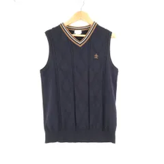 美品 Munsingwear マンシングウェア MG4FVE01L ニットベスト M コットン ポリエステル ゴルフウェア ケーブル編み 2024年 レディース AN3485A30 のサムネイル