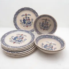 JOHNSON BROTHERS ジョンソンブラザーズ Hearts & Flowers ハーツ&フラワーズ ボウル&プレート 10点 アイアンストーン セット 皿 英国 イギリス カントリー調 SU14630E2 のサムネイル