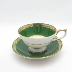 美品 OKURA 大倉陶園 金蝕バラ 中皿 2枚 ペア 20cmプレート ケーキ