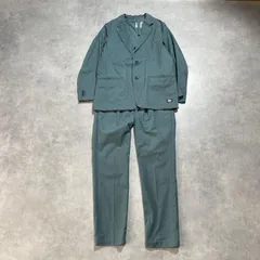 GQ5848◇Dickies / nano universe : 3Bワークテーラードジャケット セットアップ 3ピース ベスト パンツ◇XL◇グリーン系 ディッキーズ ナノユニバースのサムネイル