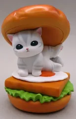 【中古】トレーディングフィギュア 3. 「mofusand GPSBOX Hamburger Meow」