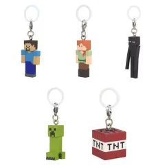 【中古】ストラップ 全5種セット 「MINECRAFT めじるしアクセサリー スタンダード」