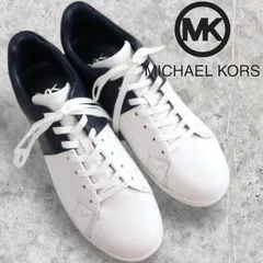 MICHAEL KORS マイケルコース CASPIAN ツートーン レースアップ ローカット レザースニーカー シューズ 42S1CAFS1L 定2.8万 ネイビー ホワイト  ▲067▼21202k15のサムネイル