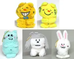 【中古】ぬいぐるみマスコット・ぬいぐるみバッジ 全5種セット 「水森亜土 ぬいぐるみ」のサムネイル