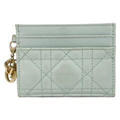 DIOR キーリングジップケース　ライトグリーン DIOR キーリングジップコインケース ライトグリーン フラグメント