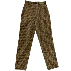 フェンディ FENDI ズッカ柄 パンツ ボトムス コットン×ポリエステル レディース 27インチ キングラム[01]のサムネイル