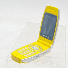 Vodafone Sharp V302SH Yellow Mobile Phone Mockup Model