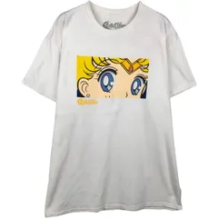 古着 SAILOR MOON セーラームーン 月野うさぎ アニメ キャラクタープリントTシャツ メンズL相当/eaa647614
