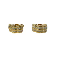 SWAROVSKI(スワロフスキー) イヤリング - ゴールド×クリアのサムネイル