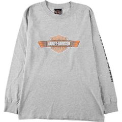 古着 ハーレーダビッドソン Harley-Davidson モーターサイクル ロングTシャツ ロンT メンズM相当/eaa646043