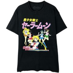 헌 옷 SAILOR MOON 미소녀 전사 세일러 문 애니메이션 캐릭터 프린트 T 셔츠 남성 L 상당 / eaa619565