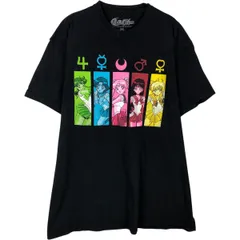 古着 SAILOR MOON セーラームーン アニメ キャラクタープリントTシャツ メンズXXL相当/eaa619564