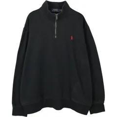 古着 ラルフローレン Ralph Lauren POLO RALPH LAUREN ハーフジップスウェットシャツ トレーナー メンズXL相当/eaa647547のサムネイル