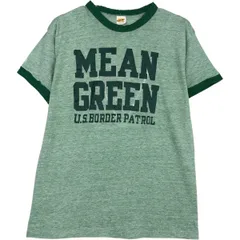 古着 ~80年代 ラッセル Russell 3連プリント リンガーTシャツ USA製 レディースM相当 ヴィンテージ/eaa641961