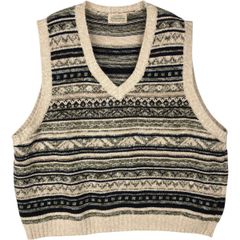 gim × BEAMS PLUS 別注 フェアアイル柄 クリケットベスト M - メルカリ