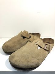 美品 ビルケンシュトック ボストン スエード 43 28cm トープ サンダル