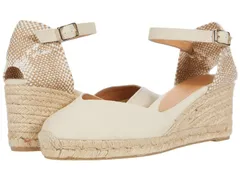 カスタ ニエール レディース シューズ ヒール CASTANER Chiarita 60 mm Wedge Espadrille Ivory アイボリーのサムネイル