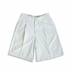 ARMANI COLLEZIONI アルマーニ コレツォーニ コットン ハーフパンツ ワンタック バミューダショーツ size46 ライトブルー メンズ ポルトガル製 国内正規タグのサムネイル