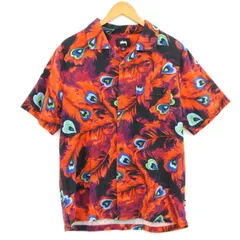 STUSSY ピーコック オープンカラーシャツ 1110043 Aランク 24のサムネイル