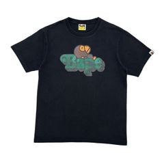 90s A BATHING APE Tシャツ ネイビー BABY MILO 古着 - メルカリ