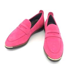 GUCCI グッチ ホースビットローファー 靴 ピンク スエード 21.5相当