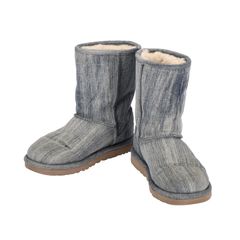 UGG デニム素材 ムートンブーツ - メルカリ