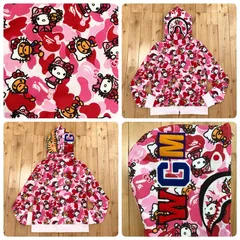 BAPE KITTY MILO ABC CAMO シャーク パーカー a bathing ape shark full zip hoodie マイロ エイプ ベイプ キティ サンリオ SANRIO sa94alのサムネイル