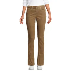 ランズエンド レディース ボトムス カジュアルパンツ ストレート コーデュロイ Womens Lands End MidRise Straight Leg Corduroy Pants Dark To