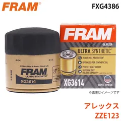 アレックス ZZE123 オイルフィルター FXG4386 90915-10004 FRAM フラム パーツキング