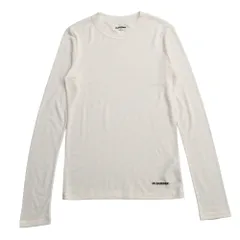 ■美品■2022年製■JIL SANDER ジルサンダー 長袖Ｔシャツ サイズM ロゴ ロンT Jil Sander+ イタリア製 ブランド古着【中古】20260612/RA9785のサムネイル