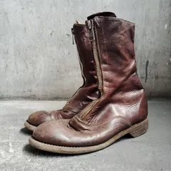GUIDI 310 HORSE FULL GRAIN FRONT ZIP BOOTS 36 グイディ ホースフルグレイン フロントジップ ブーツのサムネイル