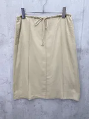 MARC JACOBS LOOK マークジェイコブスルック 薄手 ミディ丈 ひざ丈 タイト スカート size4/ベージュ ■◆レディースのサムネイル