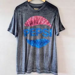 10's PEPSI ペプシ コーラ 企業系 Tシャツ Tee 半袖 カットソー ショートスリーブ S/S ダークグレー〜チャコールグレー メンズ Lサイズのサムネイル