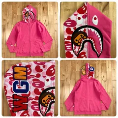 2026年最新】bape パーカー ピンクの人気アイテム - メルカリ
