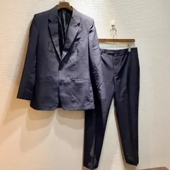 グッチ GUCCI 25F ウール スーツ セットアップ テーラードジャケット スラックスパンツ 紺 ネイビー [46] 827026 メンズ I643/T1350/IUH4のサムネイル