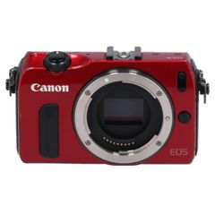 スマホ転送可 Canon EOS M ミラーレスカメラ レッド - メルカリ