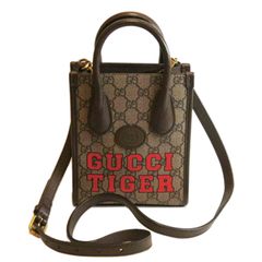 GUCCI GG 스프림 TIGER 미니 2WAY 6716230 A 랭크 92