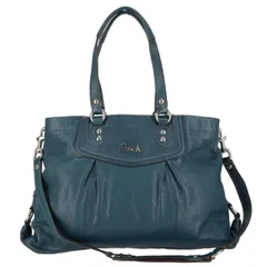 COACH レザー2WAYショルダーバッグ/モスグリーン F19243 ABランク 18のサムネイル