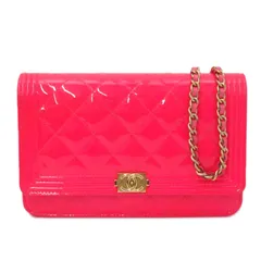 CHANEL ボーイシャネルチェーンウォレット/パテント ABランク 69のサムネイル