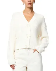 フレンチコネクション レディース アウター カーディガン セーター ニット FRENCH CONNECTION Embellished Baby Soft Knit Cardigan Sweaterのサムネイル