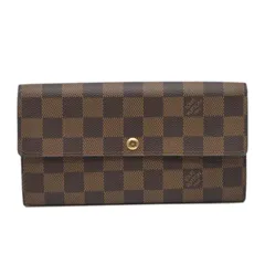 LOUIS VUITTON ポルトフォイユ・サラ/ダミエ/エベヌ N61734 Aランク 89
