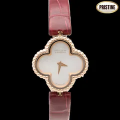 Van Cleef & Arpels スウィートアルハンブラウォッチ・ホワイトシェル×RG/クオーツ VCARO8SF00 SAランク 24のサムネイル