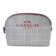 COACH チェック柄ポーチ F52535 Aランク 88のサムネイル
